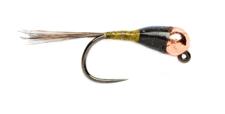 olive bullet spanish euro nymph jighead tungsten