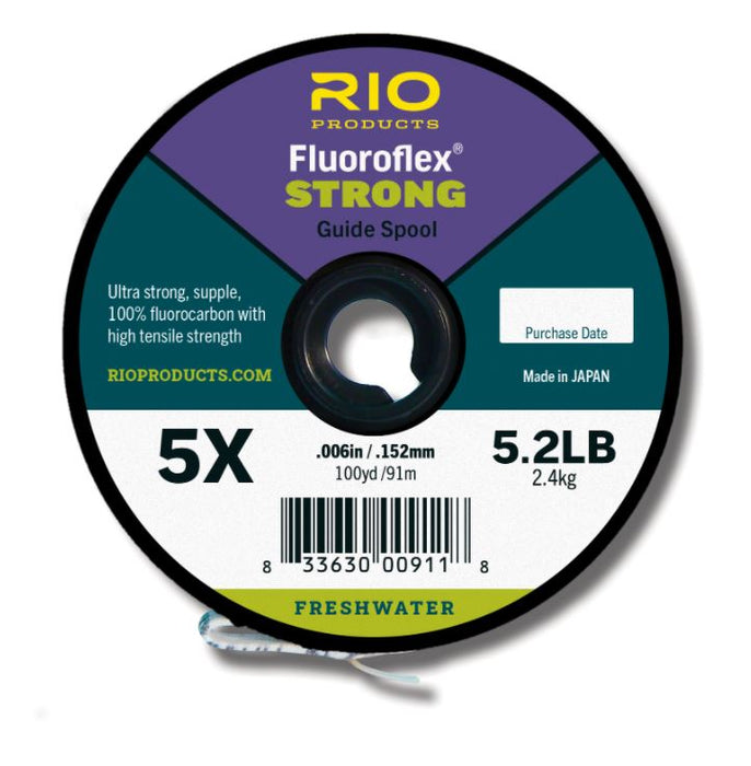 Fly fishing line tippet plastic empty