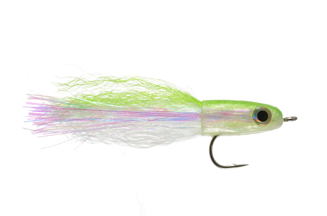 Airhead saltwater streamer in chartreuse