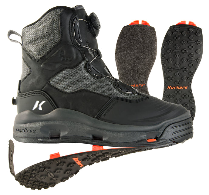 korkers dark horse wading boot
