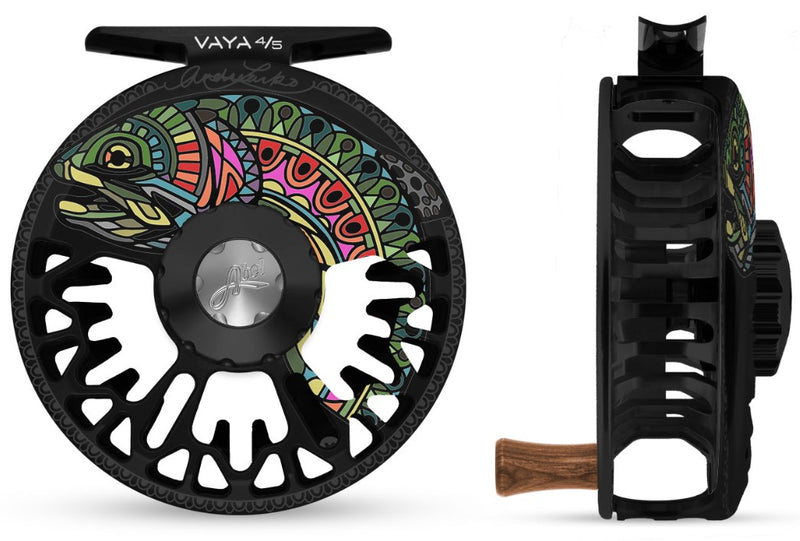 abel reel andrea larko design great trout reel