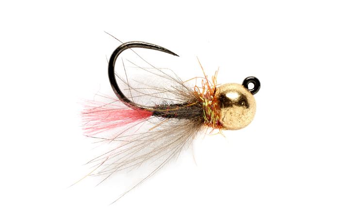 Roza's Red Tag // Tungsten Jighead Nymph by Fulling Mill — Red's Fly Shop