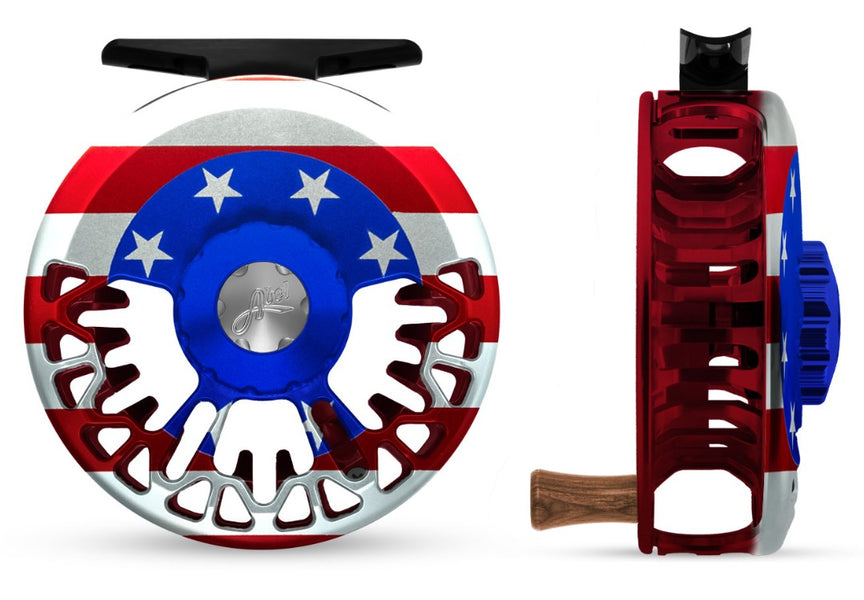 Abel Vaya Fly Reel // USA Flag Reel — Red's Fly Shop