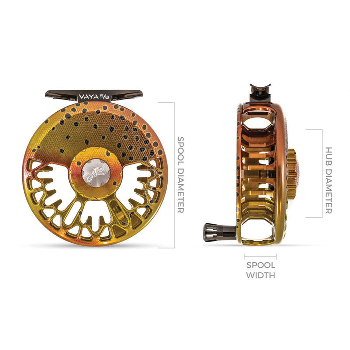 alpen fly reels Abel Vaya Fly Reel // Native Brown Reel — Red's Fly Shop